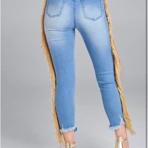 Hello Fringe Jeans - Picture 4 of 6